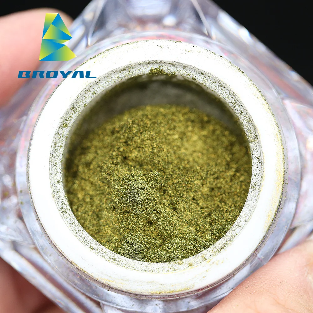 Broyal Hot Sale Color Changing Shift Aurora Super Chameleon Pigments for Nail Craft Car Paint