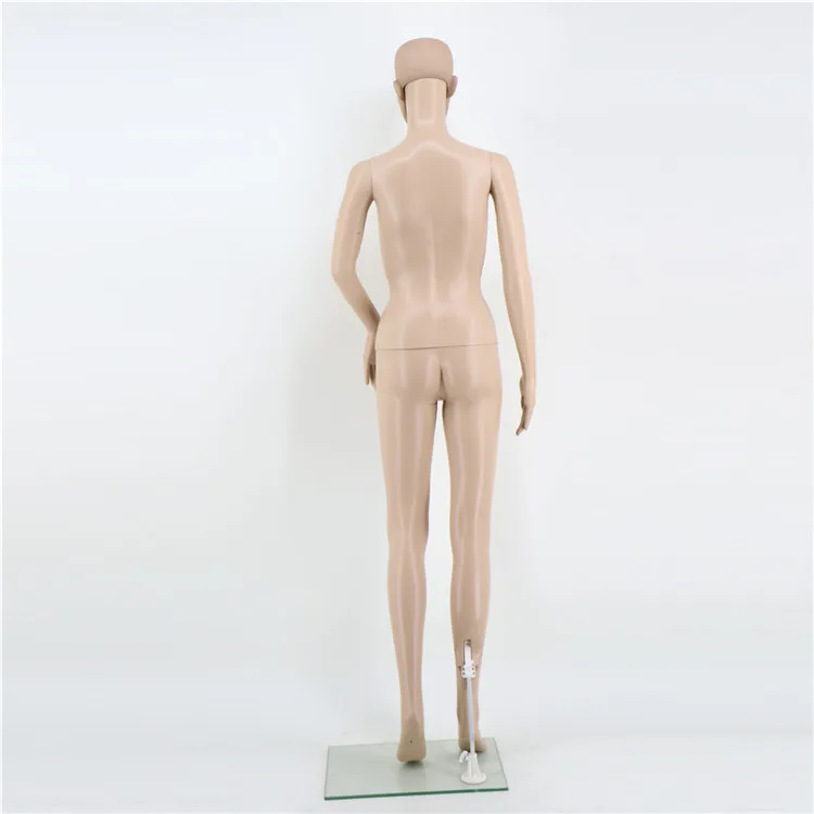 High quality cheap realistic realistic curved plastic realistic head interchangeable adjustable female full body mannequin