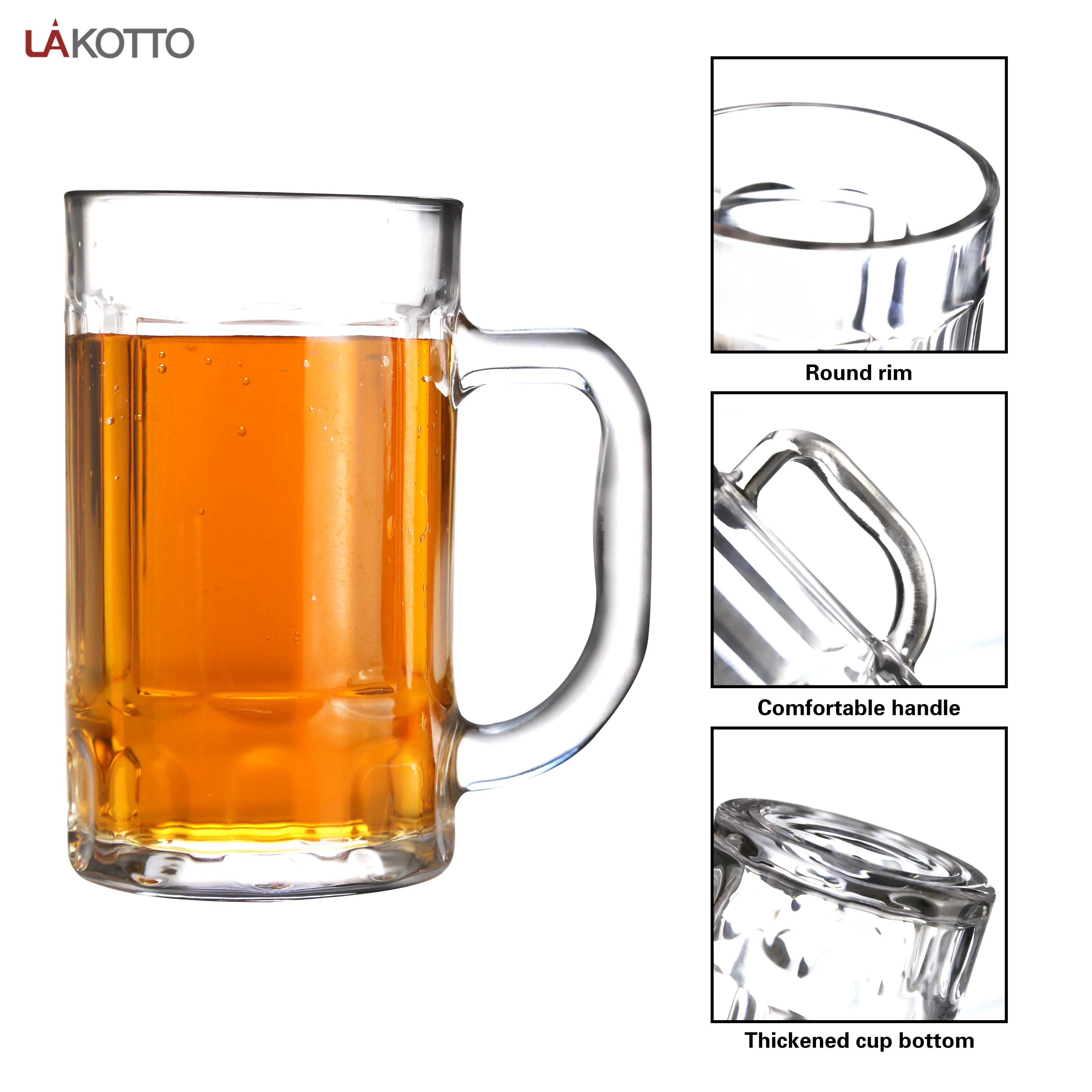 400ml beer mug manufacturer with unique logo customized