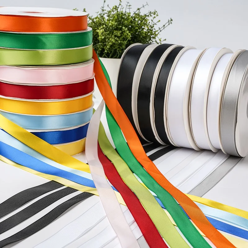 5-50mm gold ribbon satin satin ribbon 100 yards blue satin ribbon