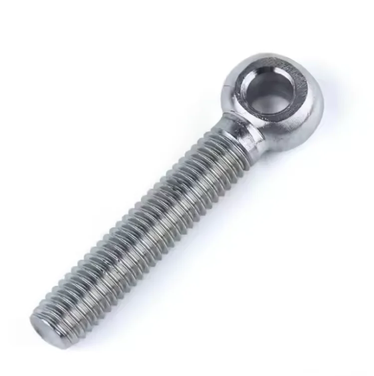 High Quality Din 444 M10 M12 round Eye Bolt 16mm stainless Steel with Plain Finish Hex Head Bolts