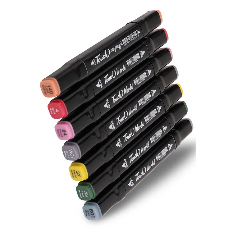 Marker Pens School Double Sided Highlighter Set Alcohol Acrylic Indelible Ink Art Permanent Waterproof Paint Color Marker Pens