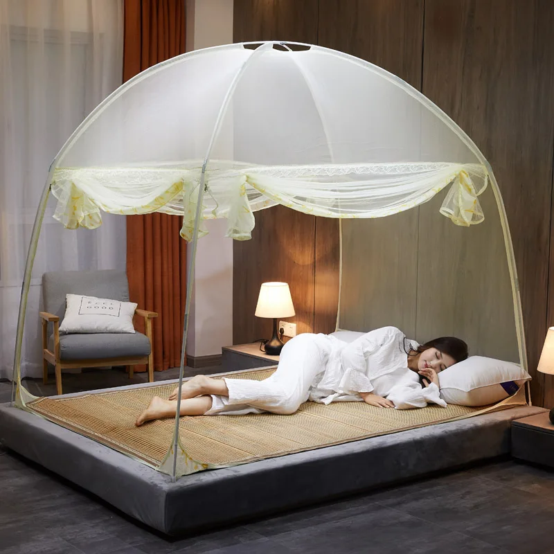 Mosquito Net Pop Up Ten Folding Netting Bed Tent Portable Mosquito Netting with Bottom