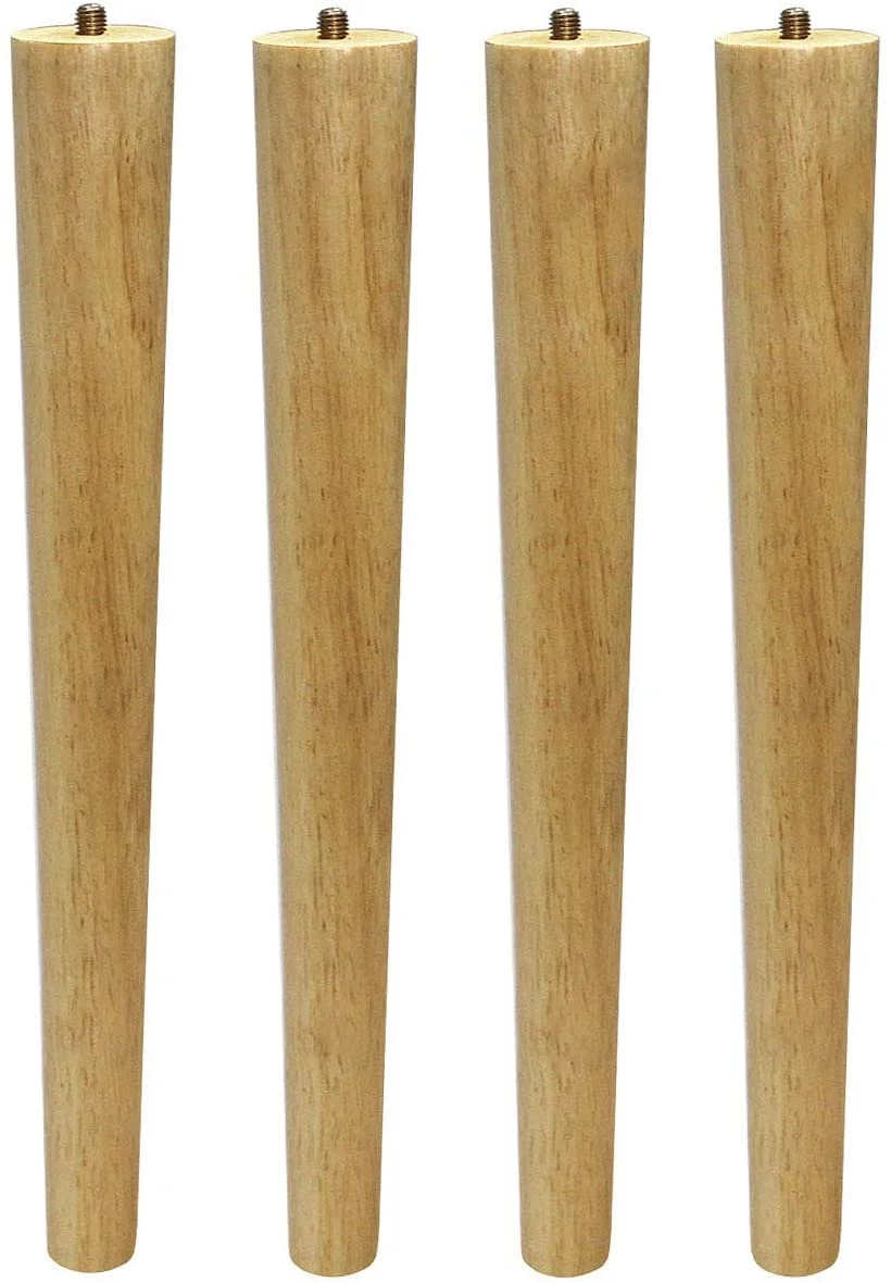 Modern Solid Wooden Furniture Legs Metal Accessories for  Tables Legs Sofas & Armchairs Bedroom Living Room Use Screws Included