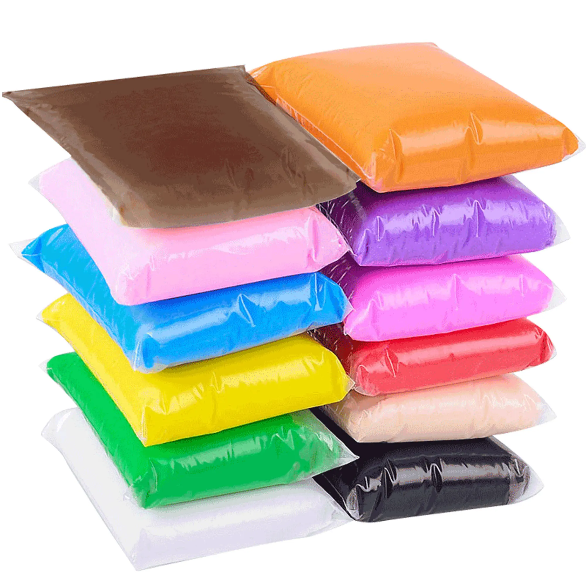 36 Colors DIY 1000g Clay Slime Wholesale Super Light Modeling Air Dry Polymer Clay for Kids