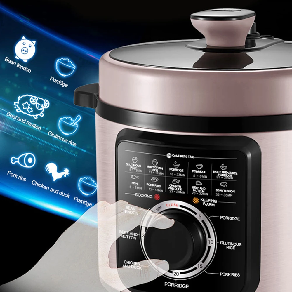 Multi Function Programmable Auto Smart Electric Pressure Rice Cooker