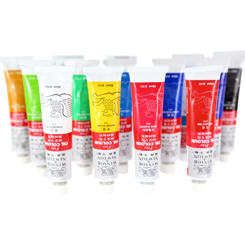 
 Winsor and Newton 55 цветов 170 мл Профессиональная Алюминиевая трубка масляная цветная краска пигмент набор  