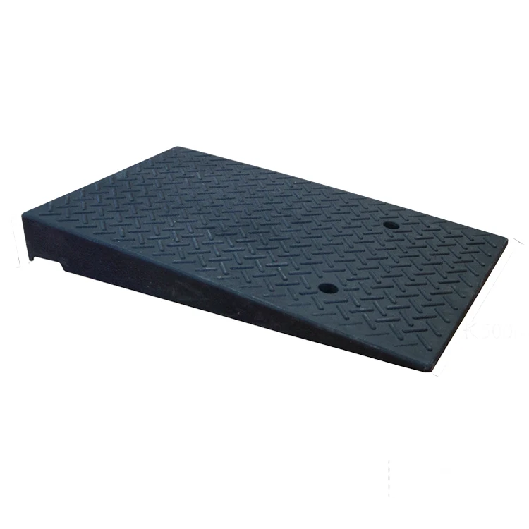 Trafficway Black Kerb Ramp High Rubber Curb Ramps Garage Threshold Fixed Curb Ramps