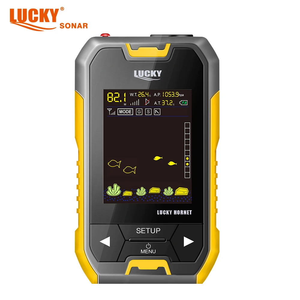 Беспроводной эхолот Lucky портативный сонар датчик глубинный для