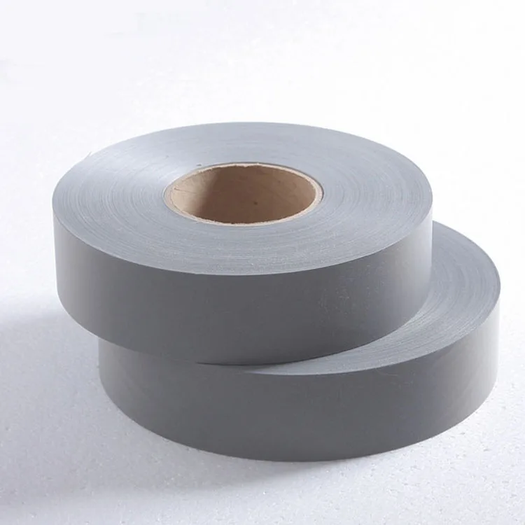 
Factory Price Custom Printed Retro Sew On Fire Resistant Reflective Waterproof Light Clear Reflective Fabric Tape For Clothing 