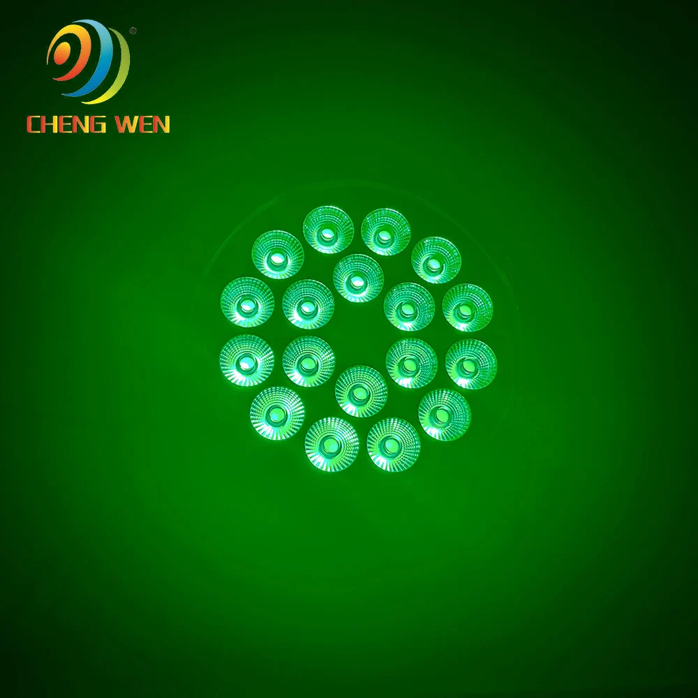 Wedding event dmx 18x10w 15w 18w RGBW RGBWA RGBWA UV 4in1 5in1 6in1 Flat Slim Led Par Can Light