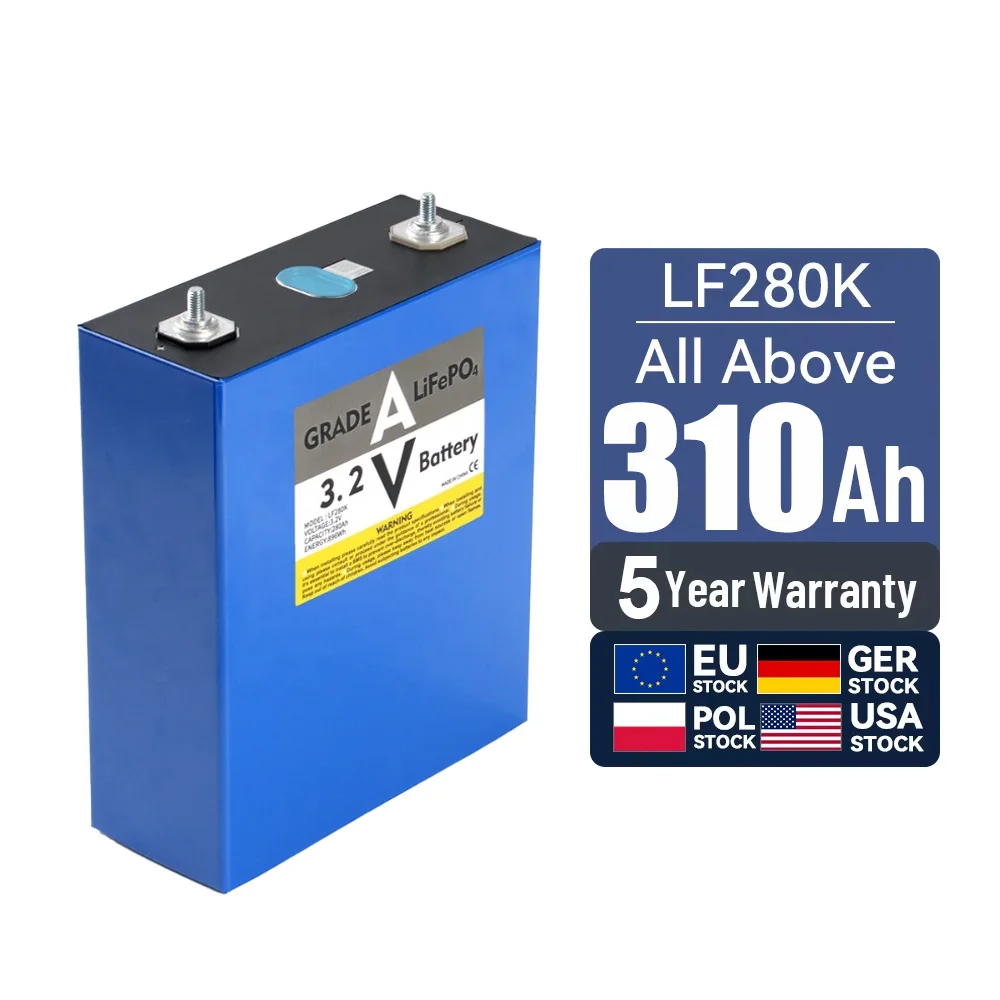 HEKTARY OFF GRID TV 8000 Cycle Lifepo Cells li-ion Solar Battery Lfp 280AH ESS Power Wall LF280K 310AH 314AH Lifepo4 Battery