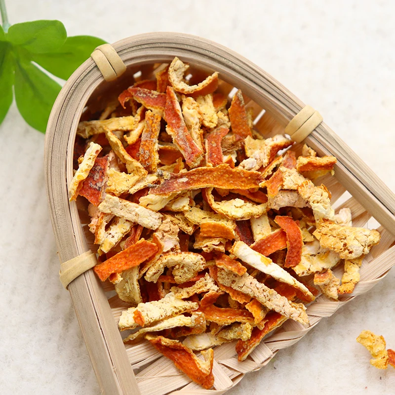 Large wholesale volume of dried tangerine peel silk with high-quality new goods