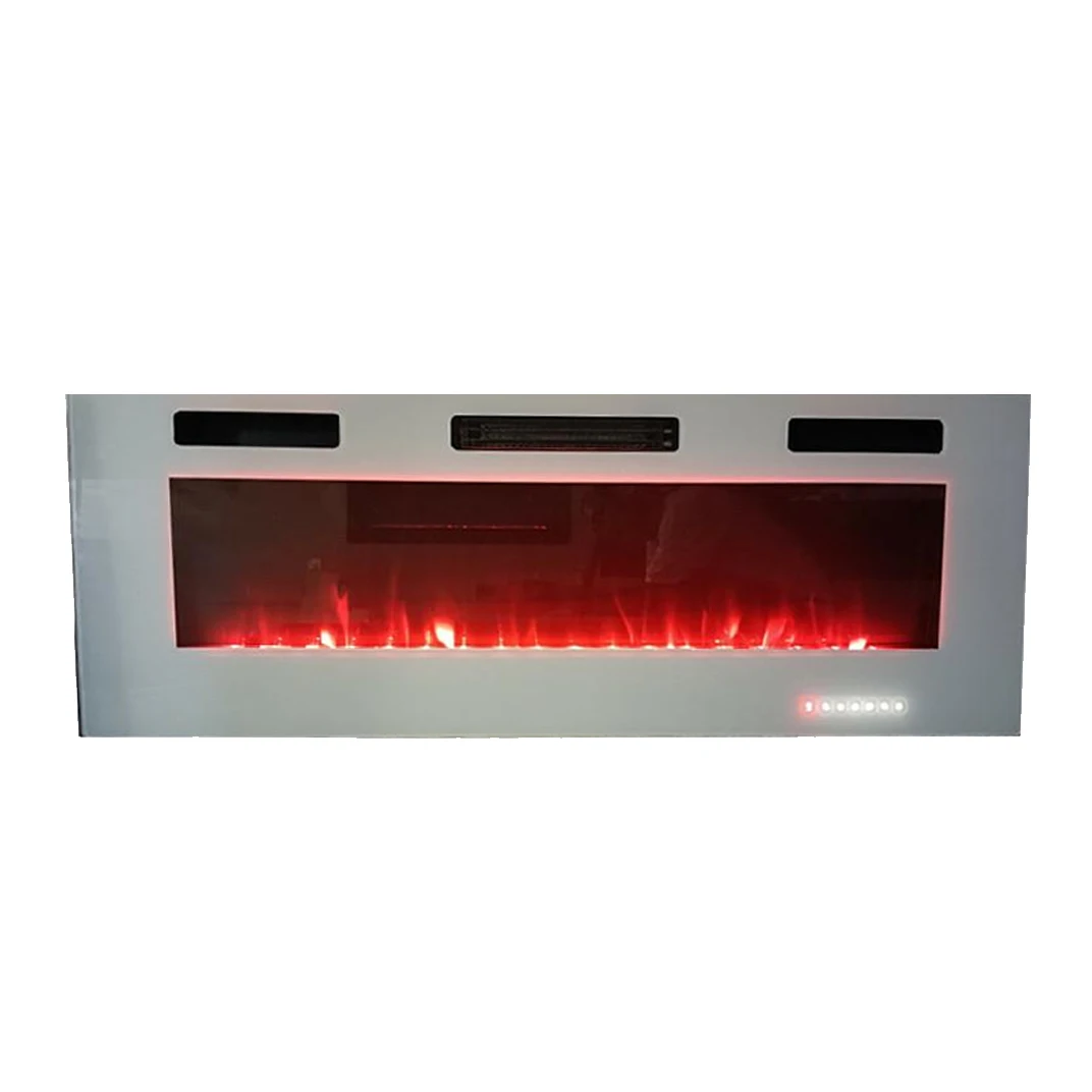 Camino Electric Stock Ultrathin Real Flame Decorative 50 Inch Wall Mounted Insert Electric Fireplaces