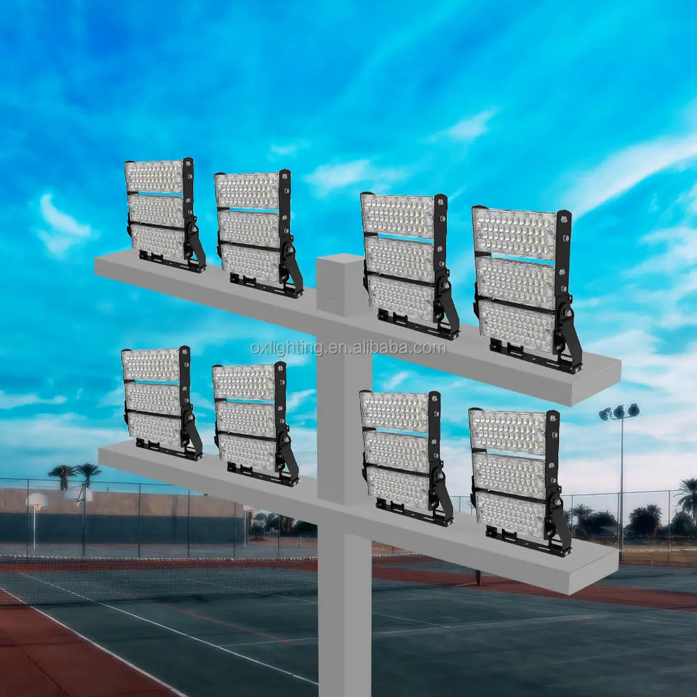 IP66 Outdoor Waterproof High Power 1000w 360w Field Spotlamp LED Stadium Flood Light Floodlight Reflector