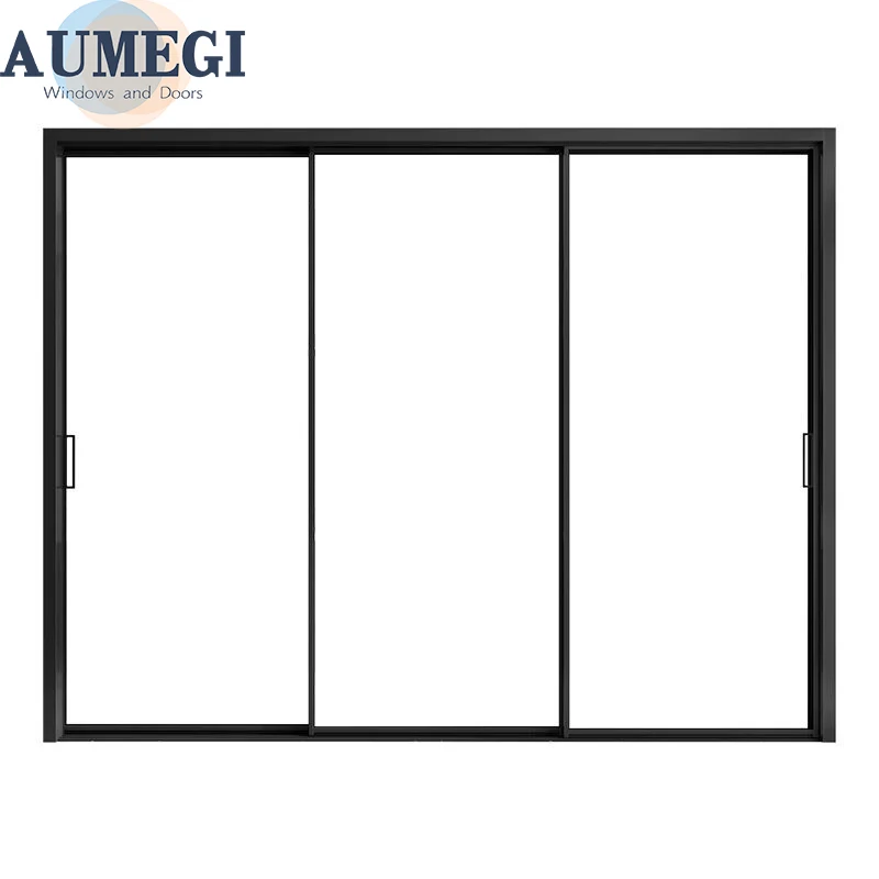 Excellent quality sliding door aluminum balcony exterior sliding glass door Slim Frame Sliding Door