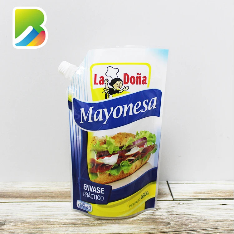 Food Grade Stand Up Fruit Drink Juice Baby Nozzle Bag Flexible Pouches Fluid Packaging Foil Foldable Spout Pouch