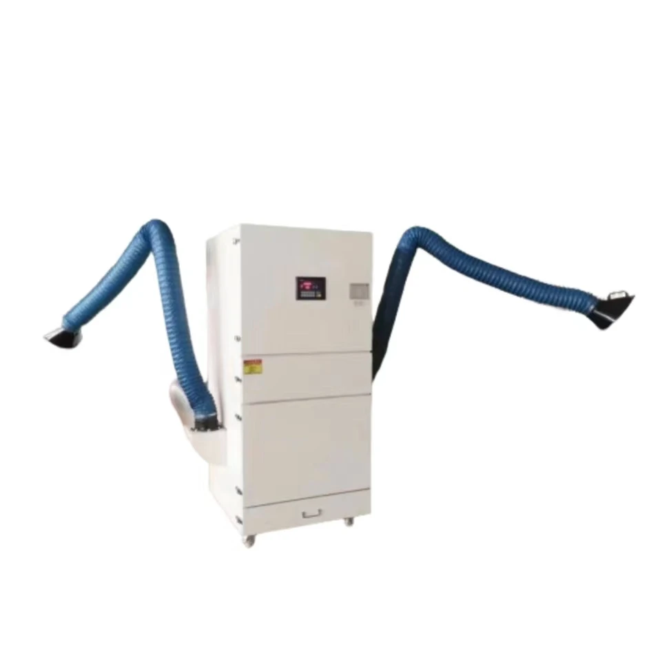 For air purification and material recovery in electronics portable carbon steel dust collector