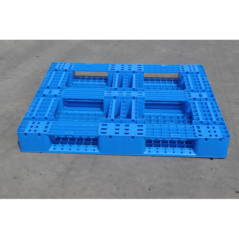 LK1311 Tian Character Grid Plastic Pallet HDPE Material for Storage Warehouse Industrial Logistics Use Euro 4-Way Entry