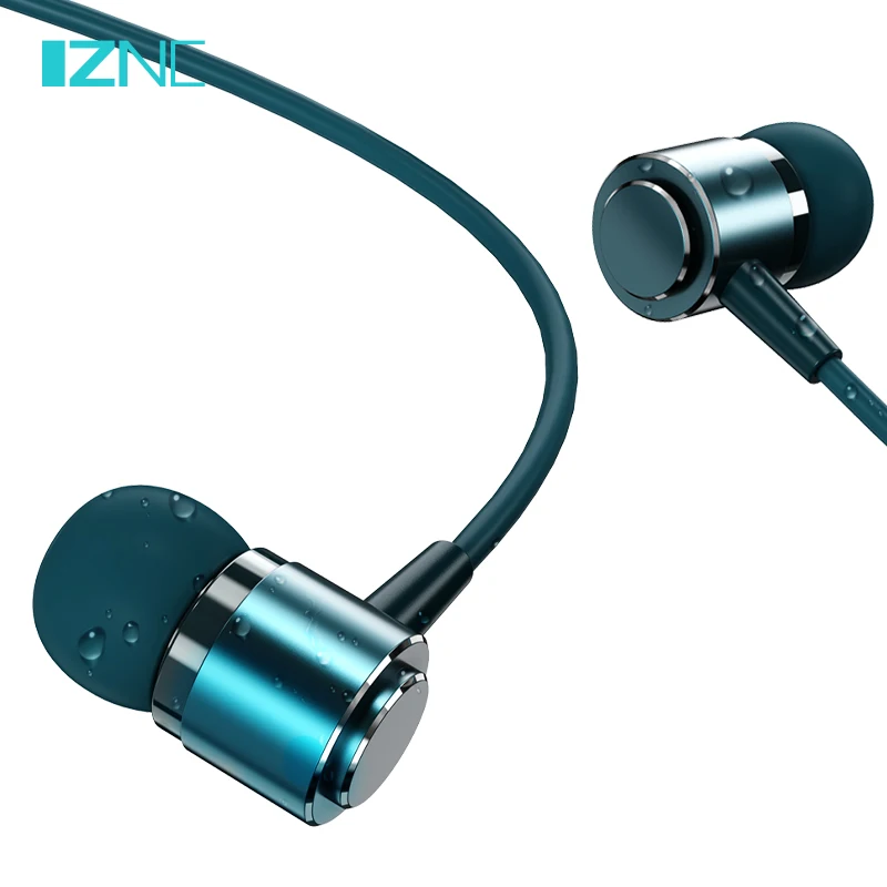 2022 latest desgin bt 5.0 earphone neckband blue color wireless headphones headsets for lenovo