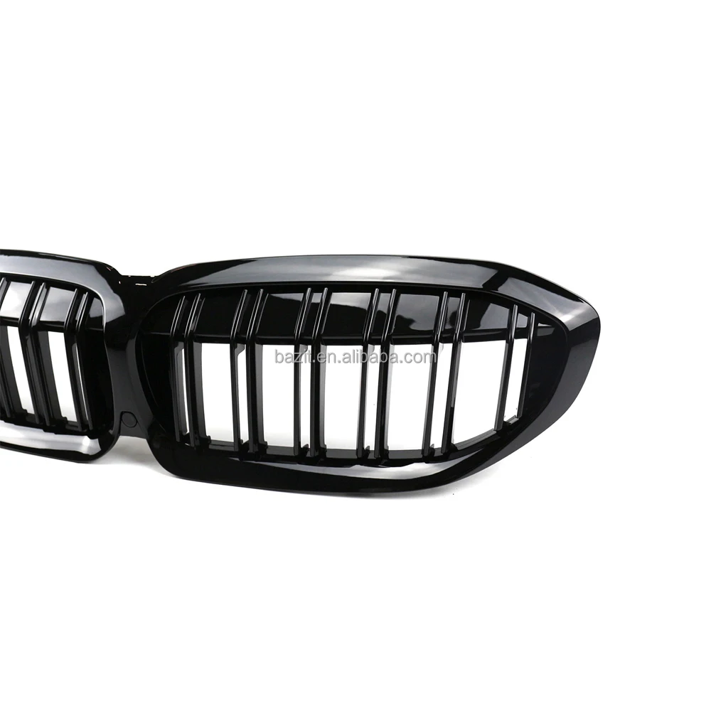 3 series G20 G28 2020+ ABS glossy black dual line kidney front grille double slat G20 front grille for BMW G20 G28