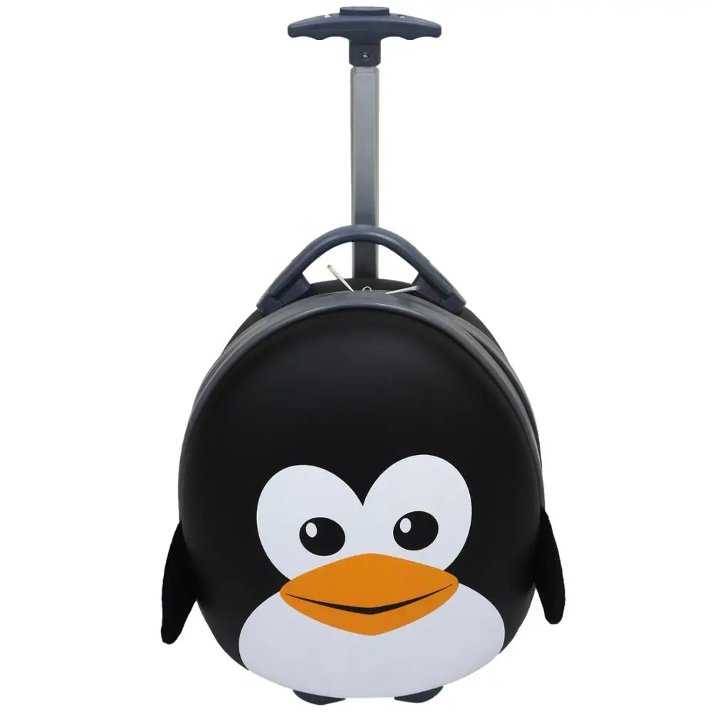 
Cute Kids Cartoon Penguin Carry On Trolley Luggage Bag Suitcase with Wheels for Travel 