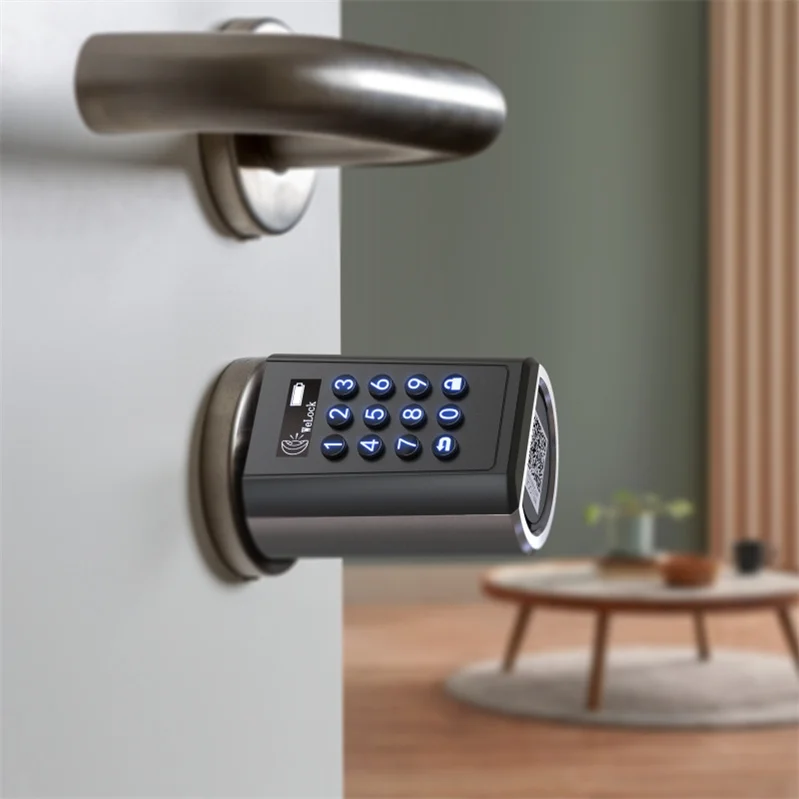 Умный дверной замок WELOCK для дома и офиса цилиндрический отеля IP65 Пароль + RFID Приложение резервный