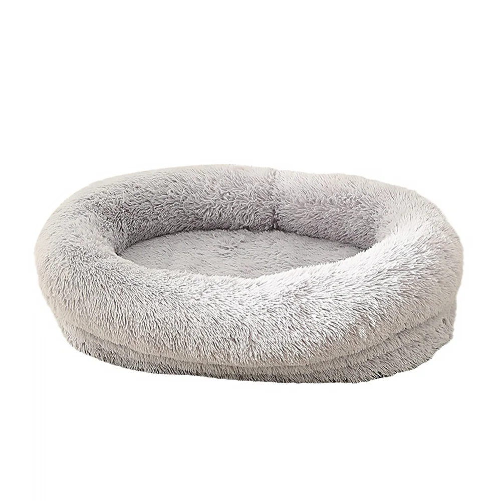 Wholesale Large Dog Bed Washable Human Pet Bed Anti-Anxiety Calming Dog Bed for Big Dogs