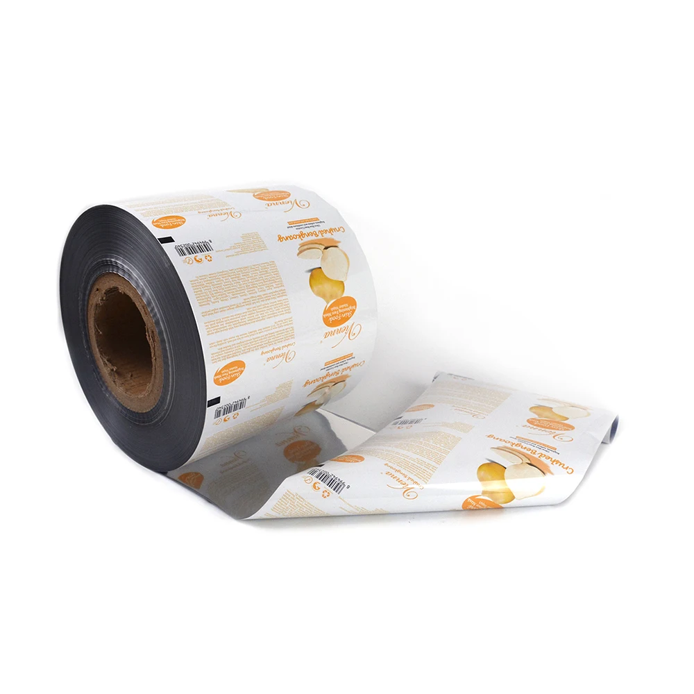 Aluminum PE Packaging Mylar Roll Film Color Printed Sachet Plastic Roll Stock Foods Laminated BOPP Film Roll