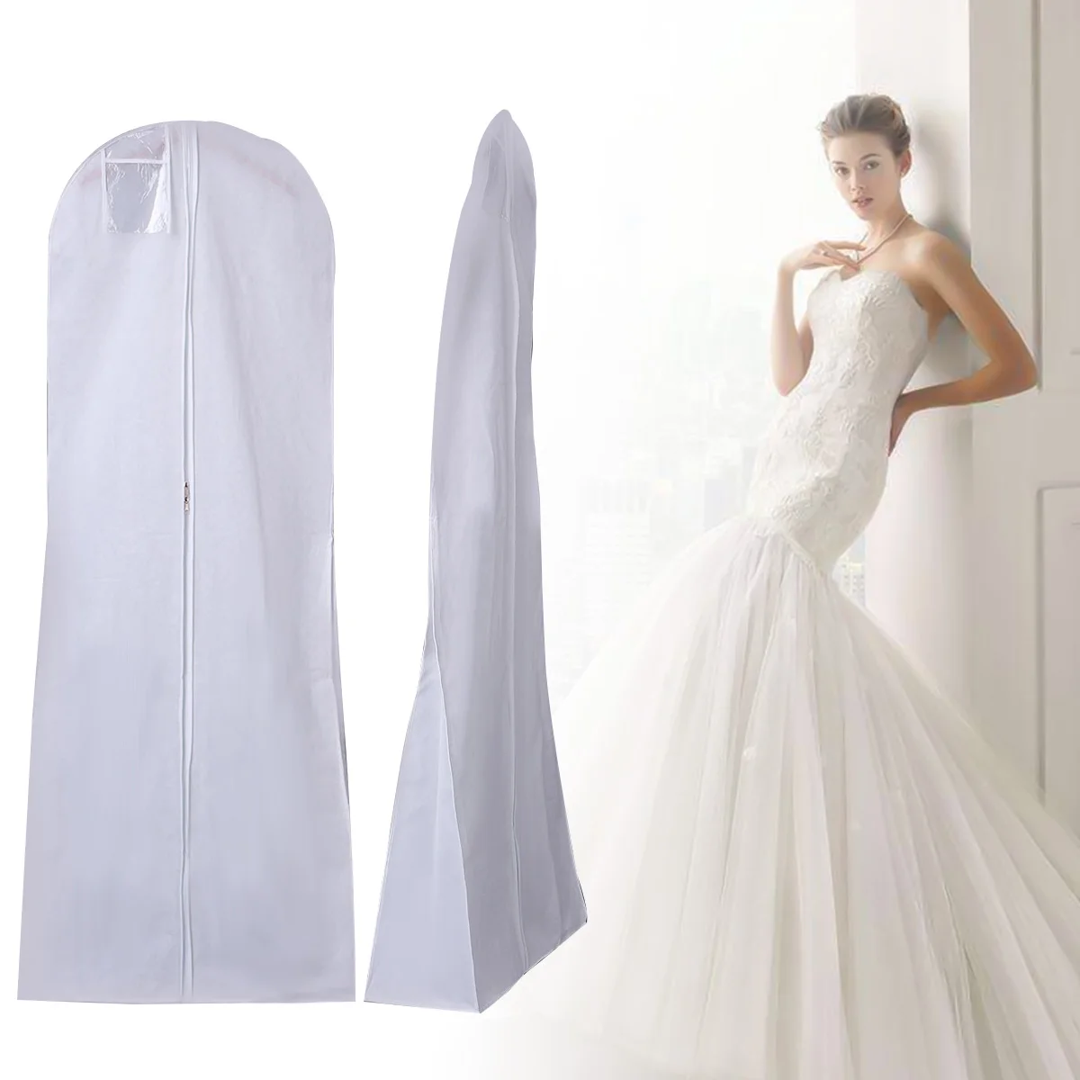 Personalized professional non woven wedding dress Storage bag