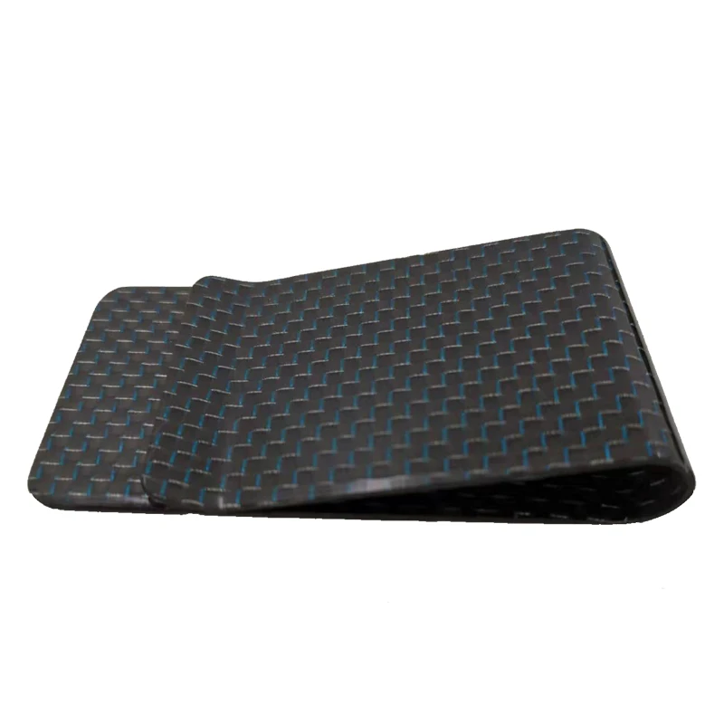 Fashion Customized Best Sale  Good Quality 100% Full   Carbon Fiber Money Clip