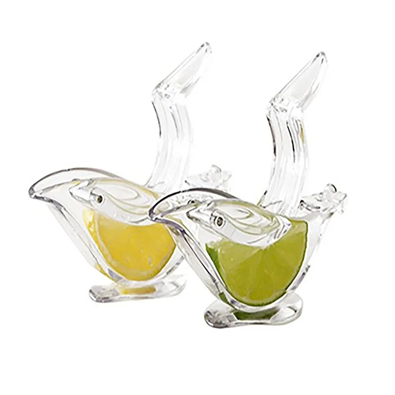 Glass Acrylic Crystal Press Lime Juicer Transparent Kitchen Tools Art Lemon Squeezer Bird