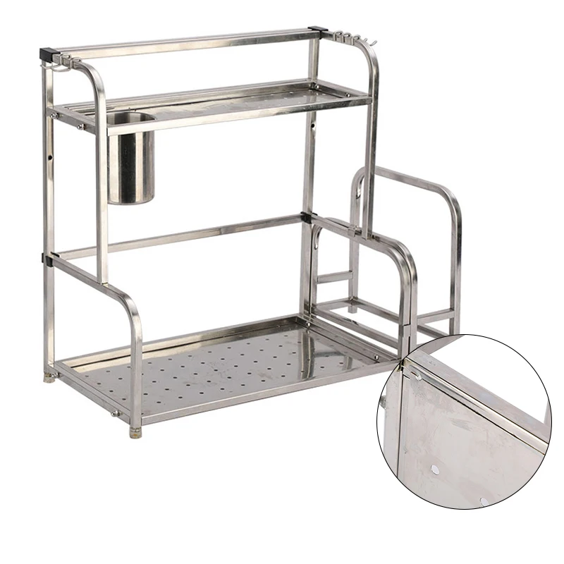 Factory Direct Sales All in One Kitchen Spice and Knife Holder Rack Kitchen Organizer Storage Shelf Kitchen Rack Shelf