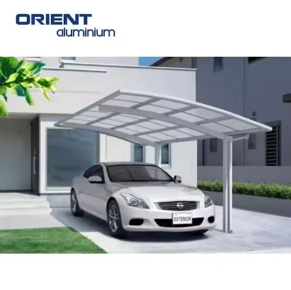 Modern Aluminum Metal Frame Carports Car Port Shelter Polycarbonate Roof Garage Canopy Carport