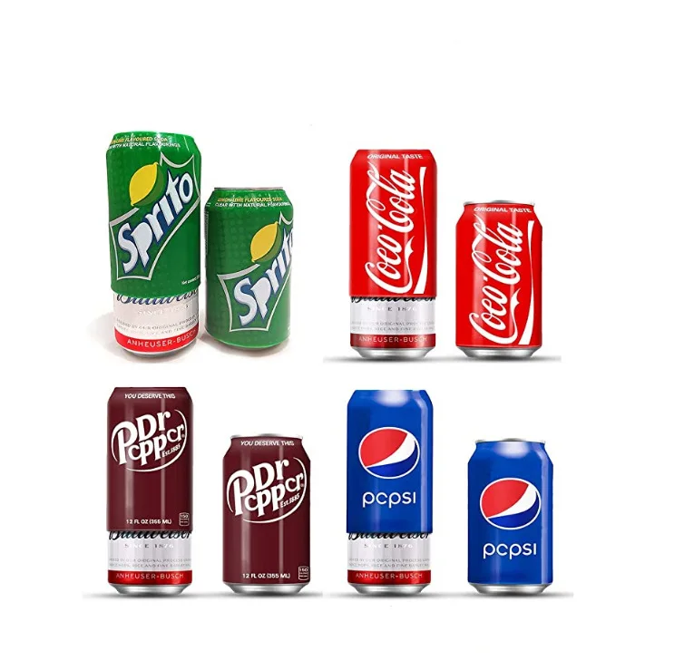 Factory custom Hide Your Beverage Cola Beer Can Covers Silicone Can Shape Cooler Sleeve Cover with 500ml 355ml