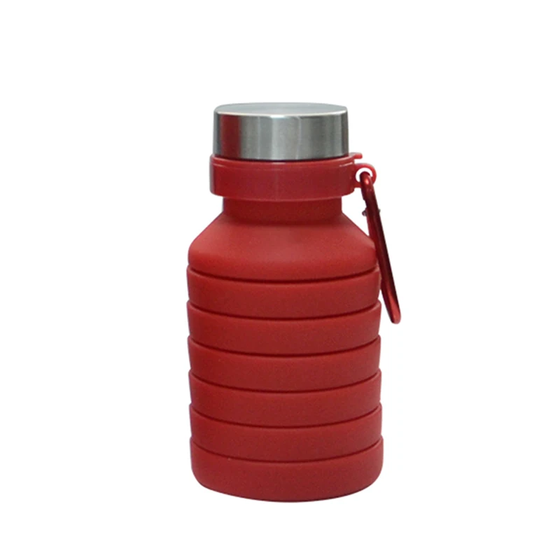 2020 new style waterproof foldable collapsible sports soft water bottles with custom logo