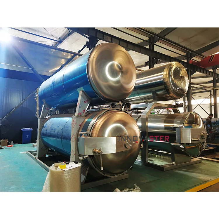 Water spray canned crab meat small pasteurization machine auto clave machine for food industry