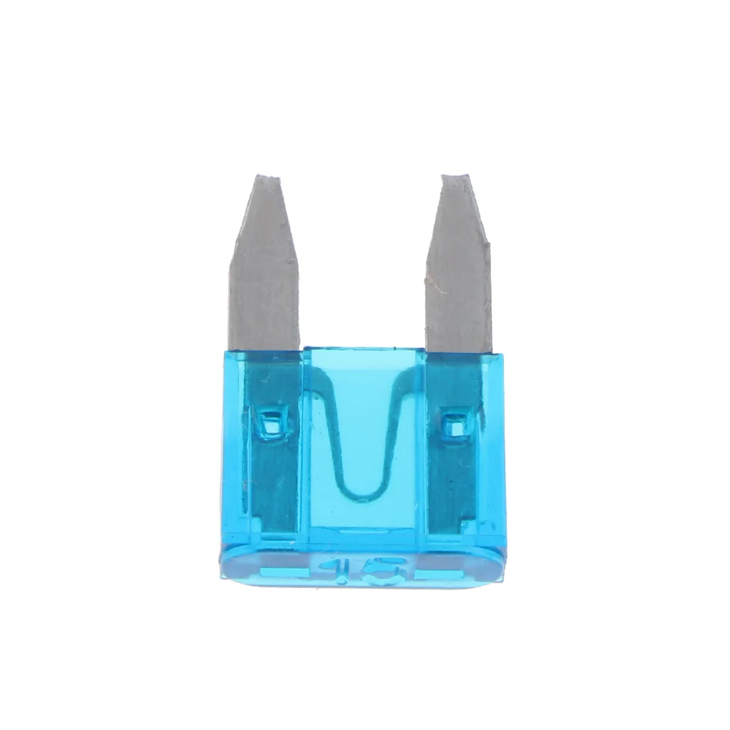  JZ wholesale Univerial Mini 15A Blade car Fuses Blue for Car Truck