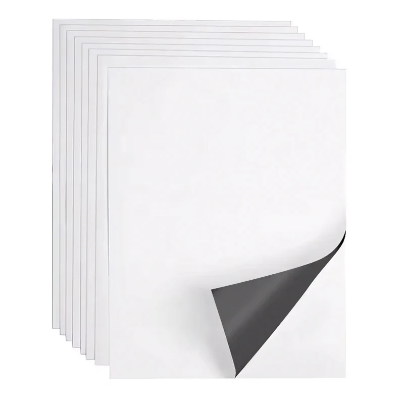 Customized DIY Logo Car Magnet Sticker Sublimation Blank Printable Removable Advertise Sign Prevent Car Magnetic Bumper Sticker