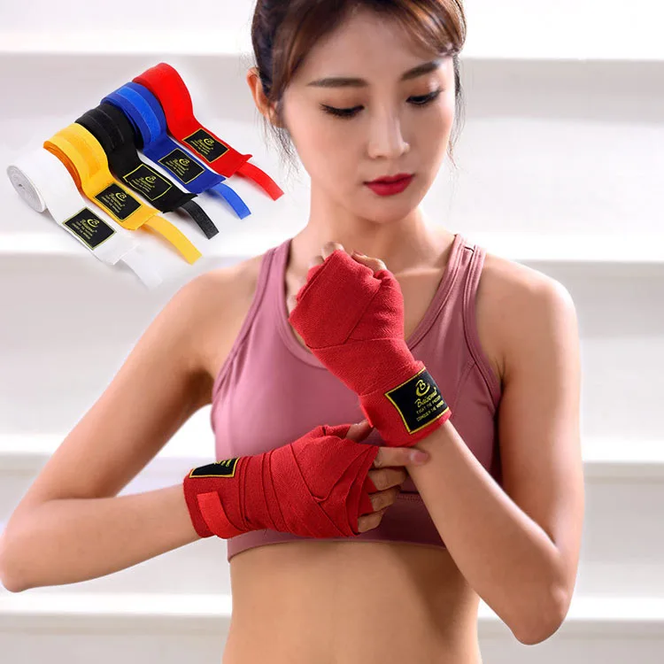 
Custom Boxing Hand Wraps Training Protection boxing bandage Kickboxing Muay Thai MMA  (1600217341690)