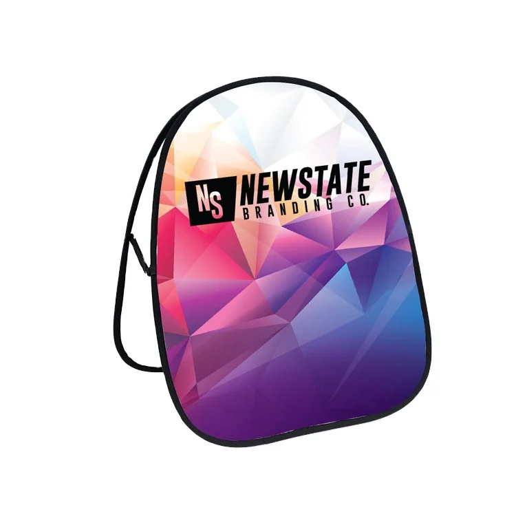 Folding Double-sided Advertising Board For A Frame Pop Up Banner of Outdoor Stadium Enclosure In Sports Hall