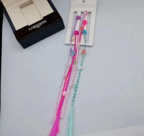 Mylulu Bubble braid wig ponytail fried dough twist female ponytail long braid net red lantern braid ponytail