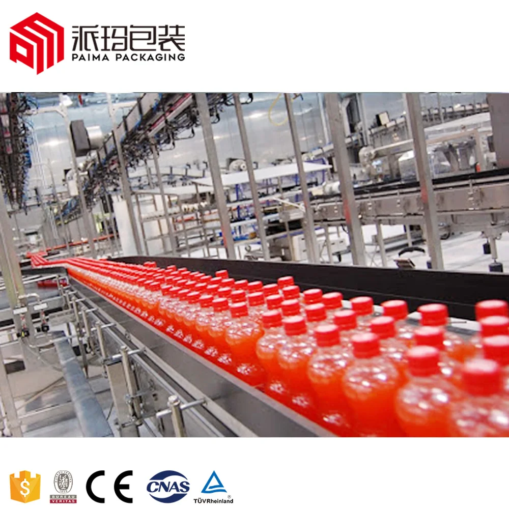 Fully Automatic Rotary 500ml Bottled Mix Fruit Flavor Aerated Flavored Vitamin Water Filling Making Production Machine
