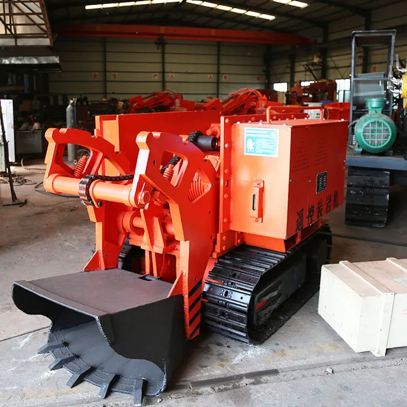 New Mining Small Hydraulic Crawler Muck Loader Pneumatic Rocker Shovel Underground Mucking Machine For Sale
