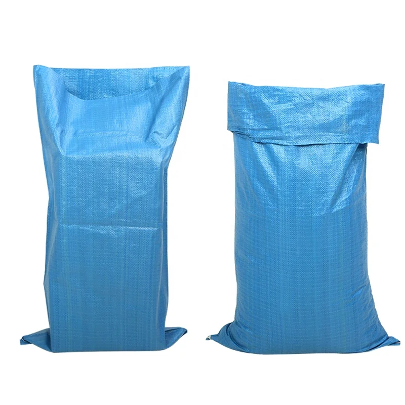 Factory Wholesale Foldable Manufacture 50Kg Barley Bags Flour Rice Pp Woven Bag