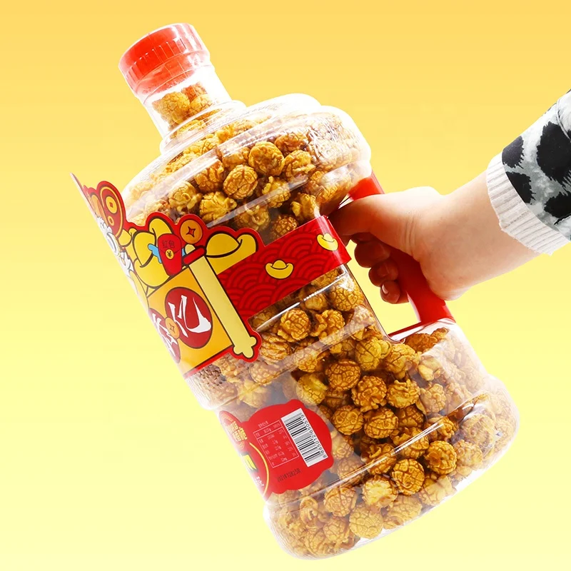 Chinese popular snacks factory directly sales non-fried puffed food low calorie popcorn