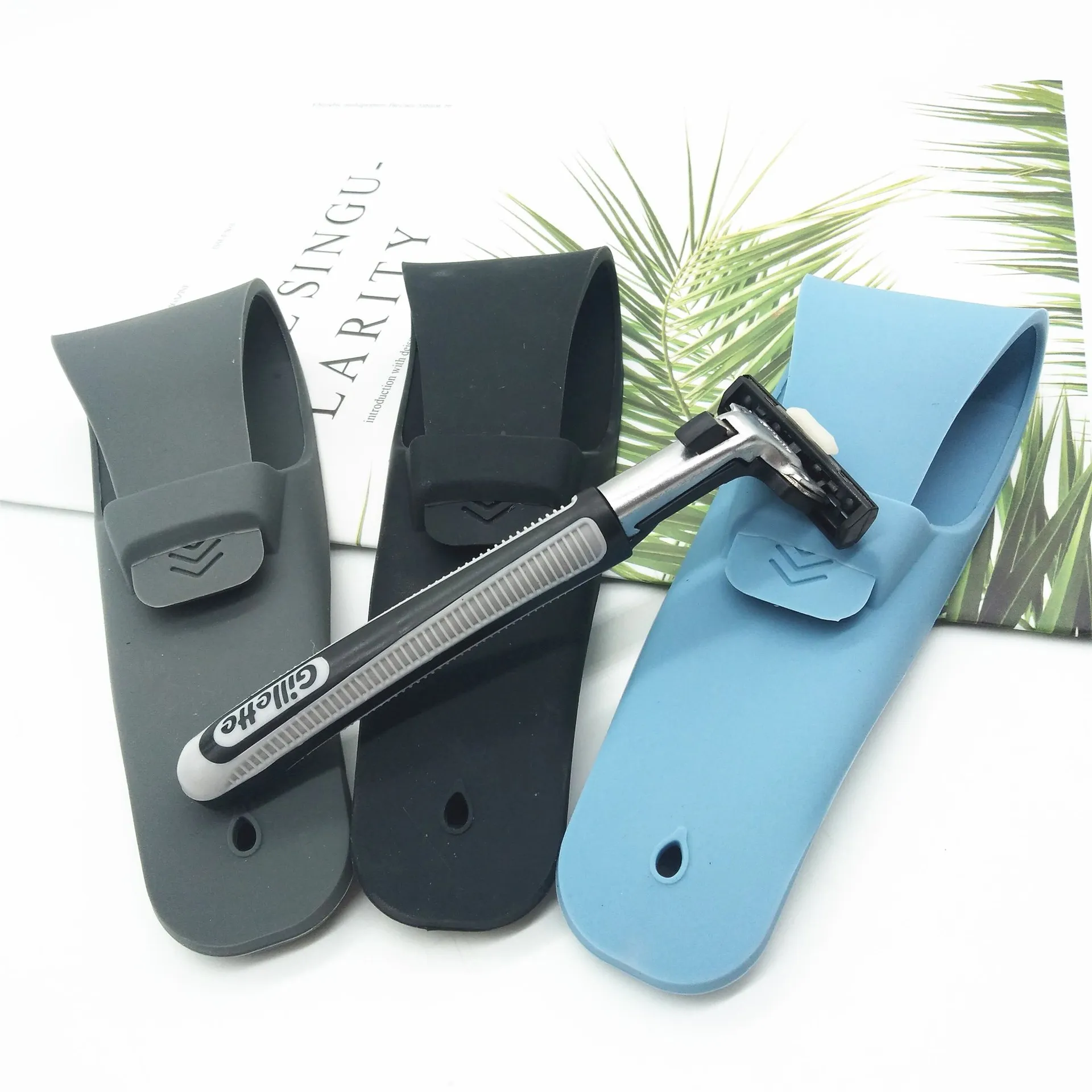 2020 Amazon Hot Edge Safety Razor Travel Case Silicone Travel razor Case