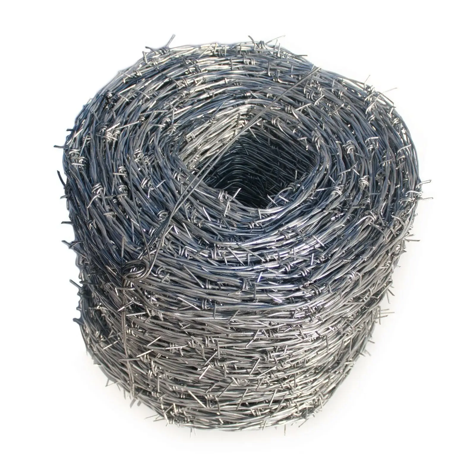 Galvanized Traditional Twist Security Wall Prison Anti-theft barbed wire hot dipped galvanized Price Coil Barbed Wire
