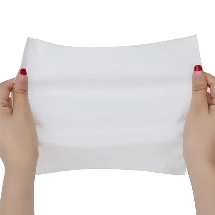 Custom print white Spunlace nonwoven Non woven Fabric roll for Disposable face towel