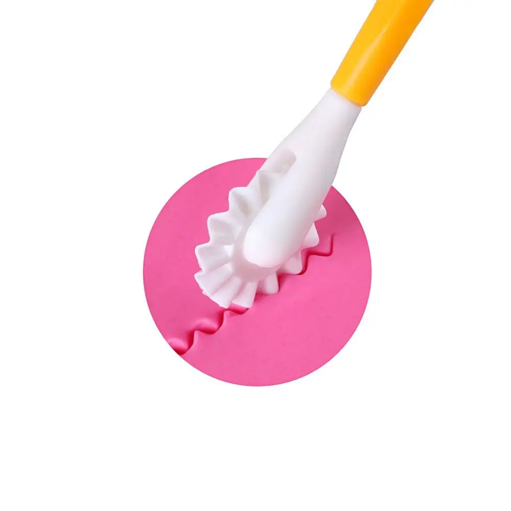 4pcs Fondant Cake Decorating Modelling Tools 8 Patterns Flower Decoration Pen Pastry Carving Cutter Baking Craft Cake Mold